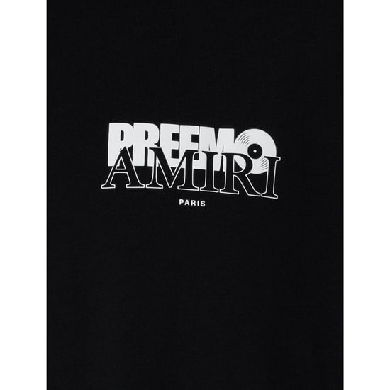 Amiri Premier Logo Svart T-shirt - Image 3