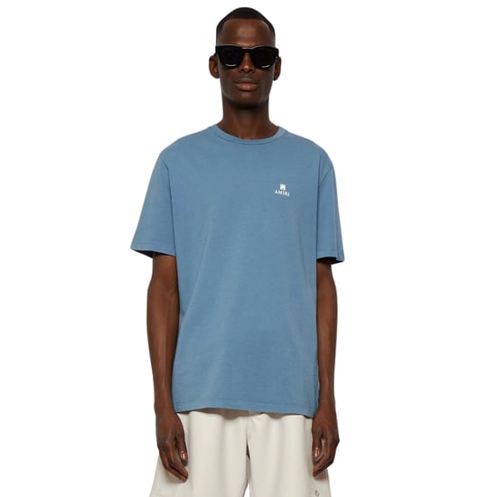 Amiri MA Bar Club Logo Bluefin T-shirt - Image 2