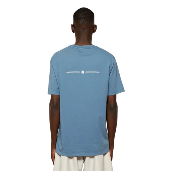 Amiri MA Bar Club Logo Bluefin T-shirt - Image 3