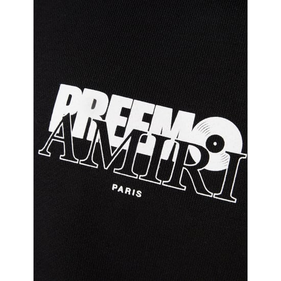 Zwarte hoodie met Amiri Premier-logo - Image 3