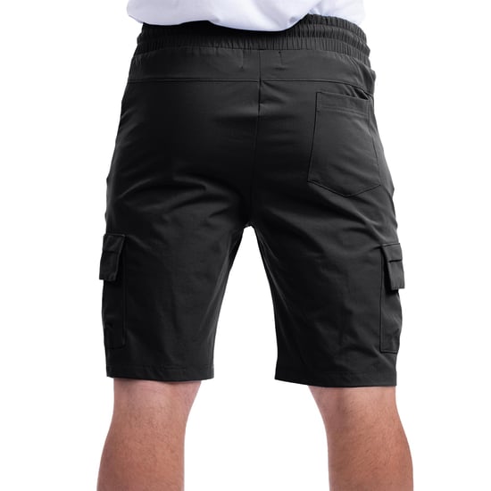 D-Rock Mens Cargo Shorts with Elastic Waistband - Image 4