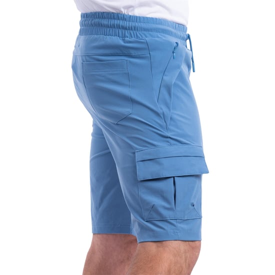 D-Rock Mens Cargo Shorts with Elastic Waistband - Image 3