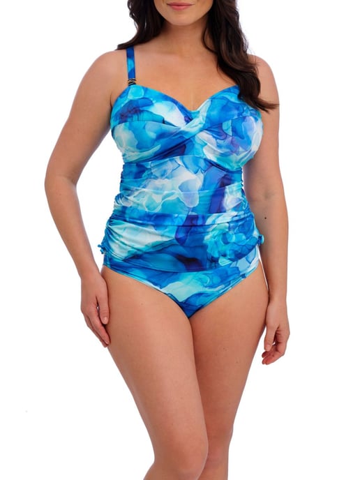Saunton Sands Twist Front Tankini Top - Image 4