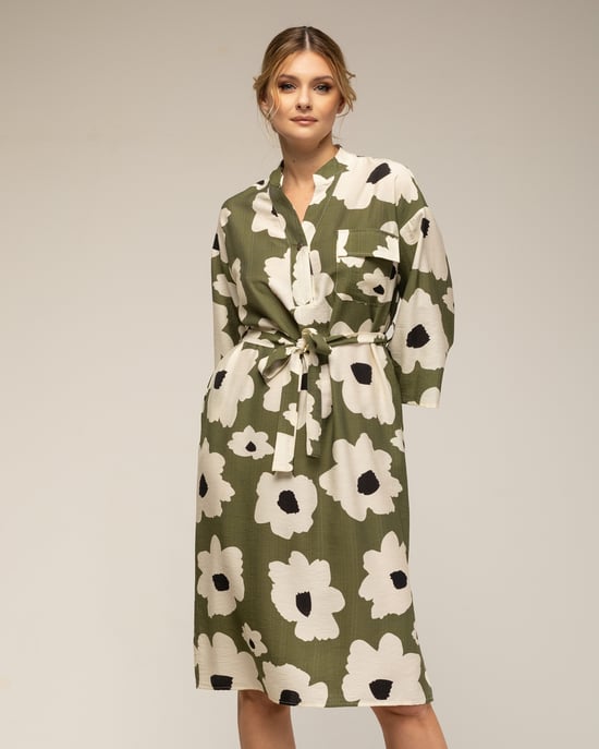 Jurk met bloemenprint - Image 2