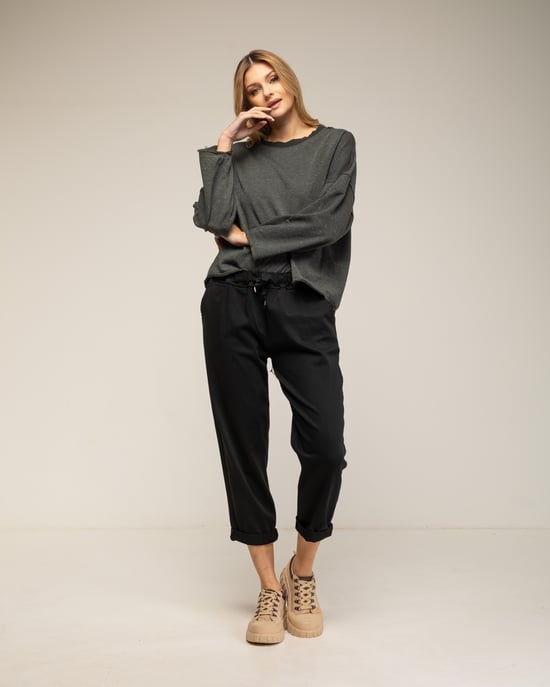 Sweater met oversized lange mouwen - Image 4