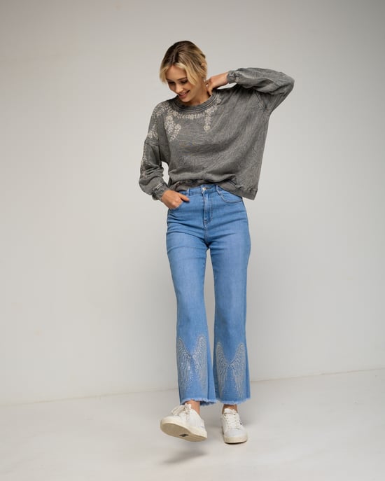 Sweatshirt med paljetter - Image 4