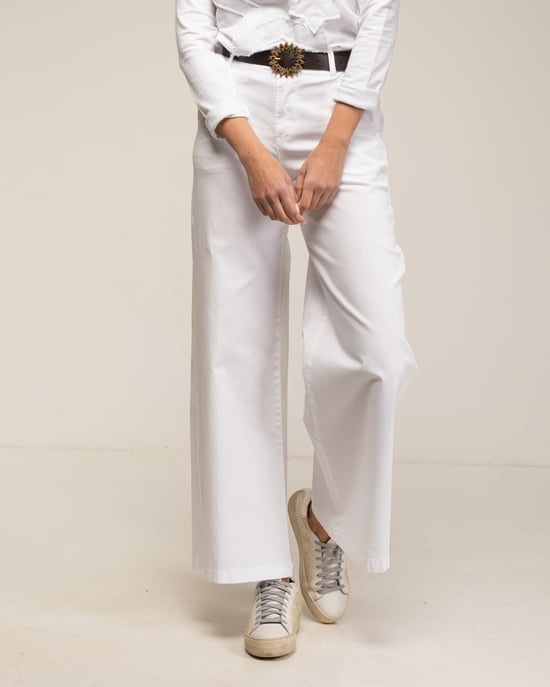 Wijde flare broek - Image 4