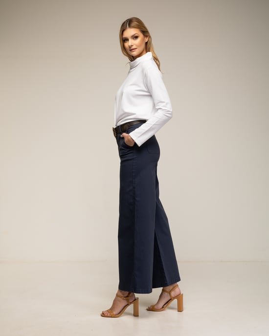 Wijde flare broek - Image 4