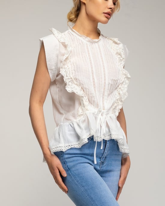 Top met plooien - Image 3