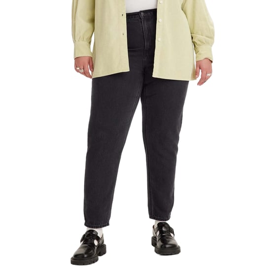 Levis Dames/Dames 80's Mom Plus Jeans (Zwart) - Image 3