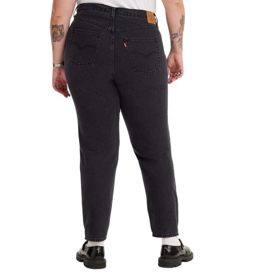 Levis Dames/Dames 80's Mom Plus Jeans (Zwart) - Image 4