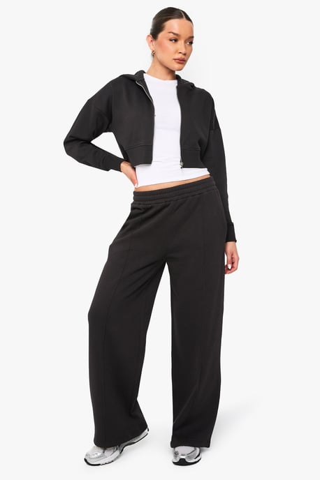 Shrunken Zip Through Hoodie - Image 3