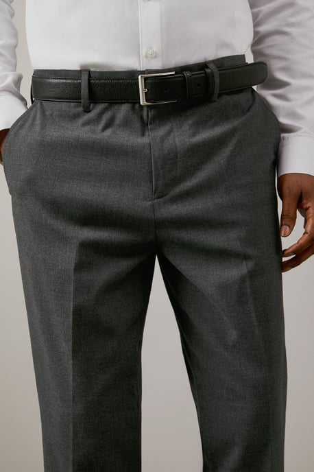 Black Leather Belt - Image 2