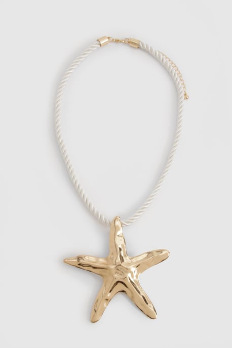 Starfish Pendant Rope Necklace - Image 3
