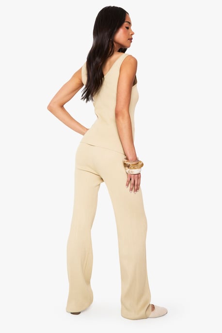 Knitted Waistcoat and Wide Leg Trouser - Image 2