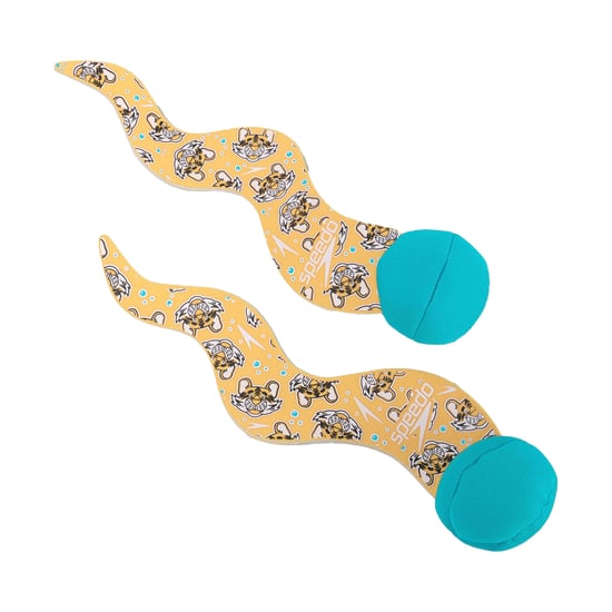 Speedo Leren Zwemmen Tijger Duikspeelgoed (Set van 2) (Oranje/Groen) - Image 2