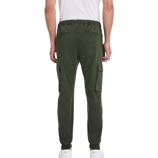 Original Penguin Heren Tapered Cargo Broek met Koord (Groen) - Image 2