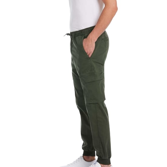 Original Penguin Heren Tapered Cargo Broek met Koord (Groen) - Image 3