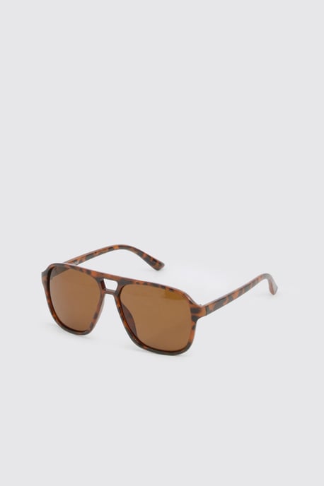 Oversized Retro Aviator Sunglasses - Image 2
