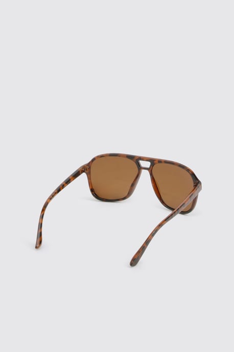 Oversized Retro Aviator Sunglasses - Image 3
