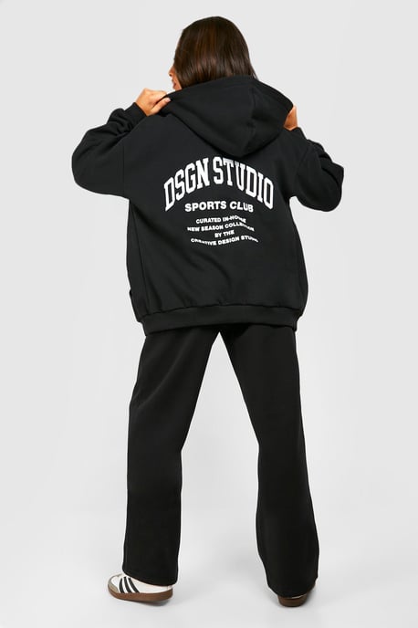 Dsgn Studio Sports Club Slogan Zip Through Tracksuit - Image 3