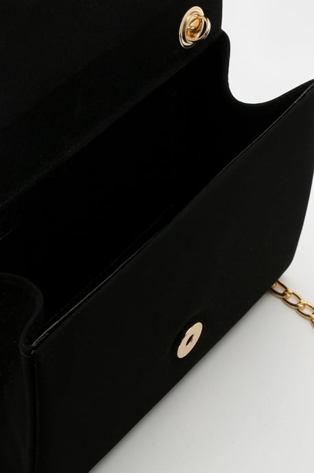 Metal Trim Clutch Bag - Image 2
