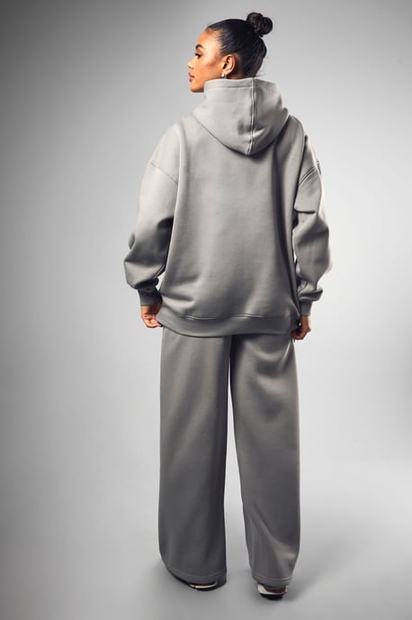 Dsgn Collegiate Towelling Slogan Straight Leg Jogger - Image 2