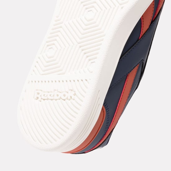 Reebok Court Advance Clip herentrainers in Navy Rood - Image 6