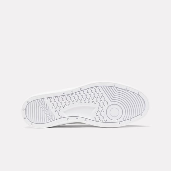 Women's Reebok Classics Court Advance Clip Trainers in White gold - Image 4