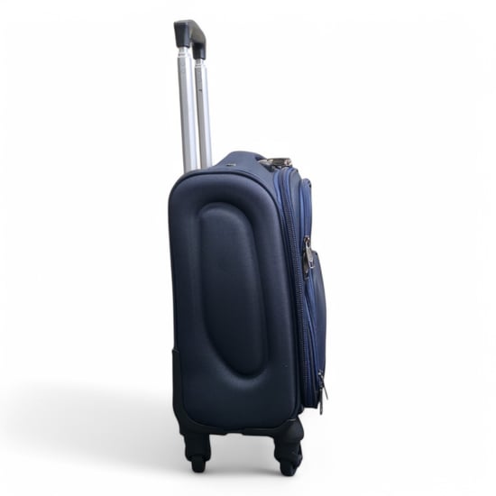 Soft Shell Lightweight Nylon 4 Wheel Underseat Cabin Case Holiday Suitcase - Image 5