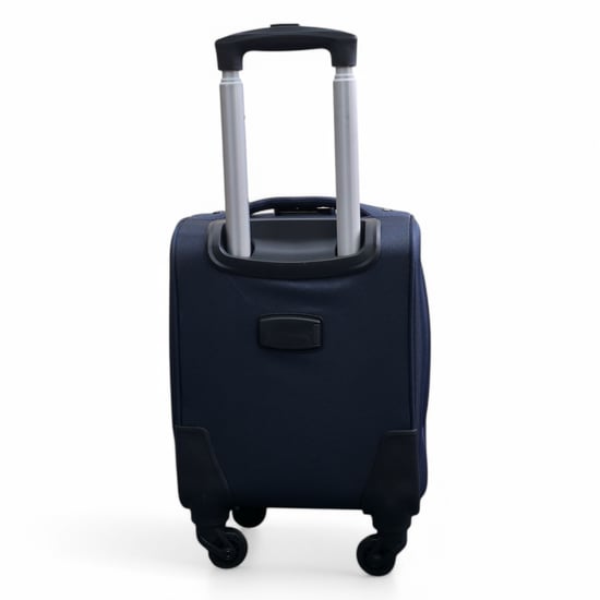 Soft Shell Lightweight Nylon 4 Wheel Underseat Cabin Case Holiday Suitcase - Image 6