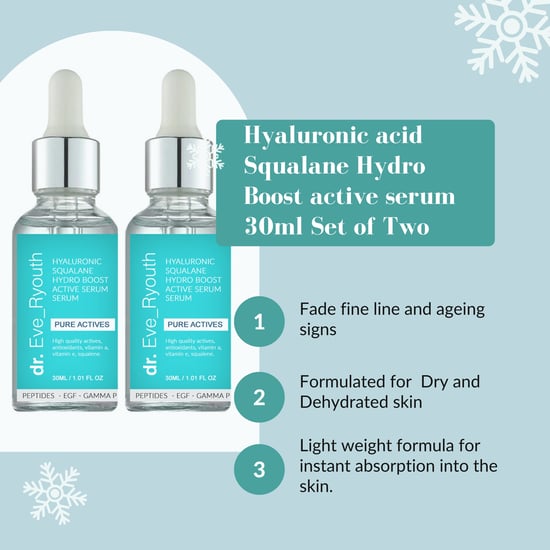 2 x Hyaluronic acid Squalane Hydro Boost active serum 30ml - Image 3