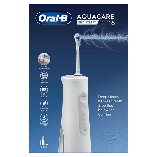 Oral-B Aquacare 6 Pro-Expert Electric Water Flosser with 3 Modes of Streams - Image 1