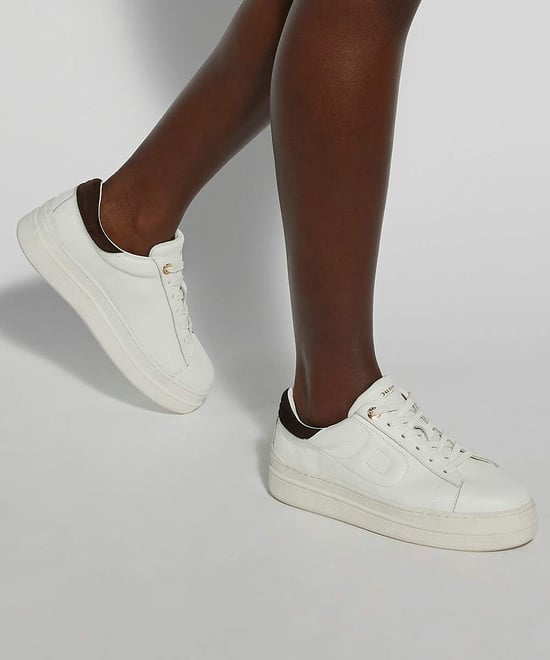 Dune Ladies Eden - Flatform Lace-Up Trainers - Image 3