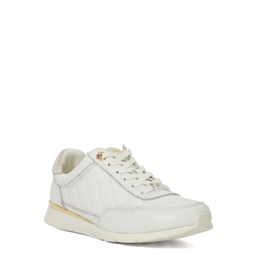 Dune Ladies Everglow - Quilted Leather Trainers - Image 1