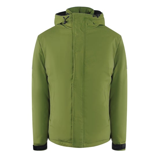 Ice Iceberg effen groene jas met capuchon - Image 1
