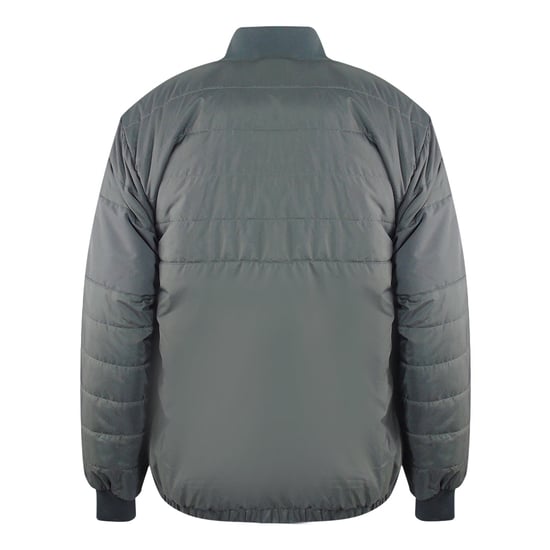Ice Iceberg Plain Padded Grey Bomber Jacket - Image 2
