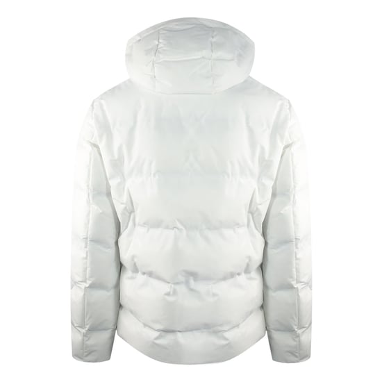Ice Iceberg Plain Gewatteerde Witte Jas - Image 2