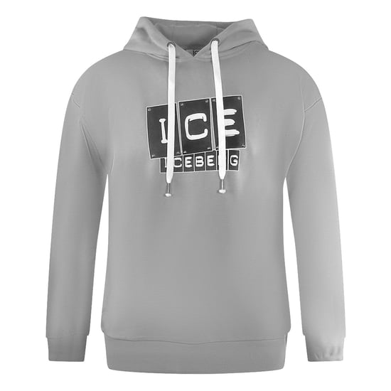 Ice Iceberg Bold Blocked Logo Grijze Hoodie - Image 1