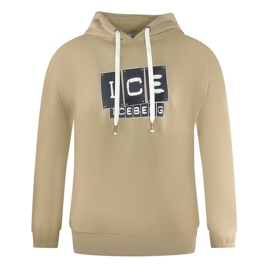 Ice Iceberg vetgedrukte logo beige hoodie - Image 1