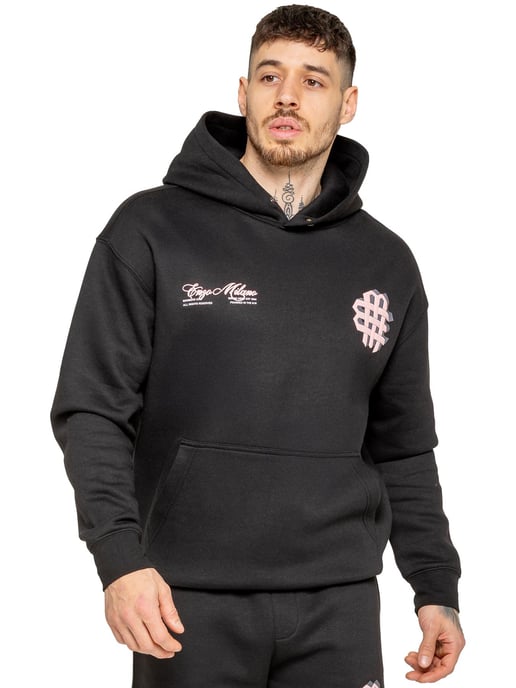 Enzo Milano | Oversized Hoodie med tryck för herrar - Image 2