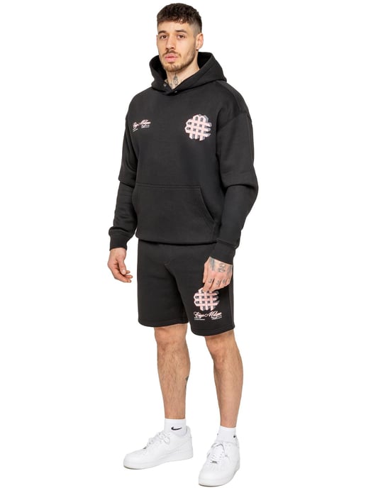 Enzo Milano | Oversized Hoodie med tryck för herrar - Image 4