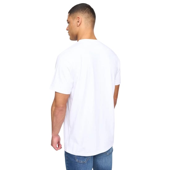 Henleys Mens Henclose Cotton T-Shirt (White) - Image 2