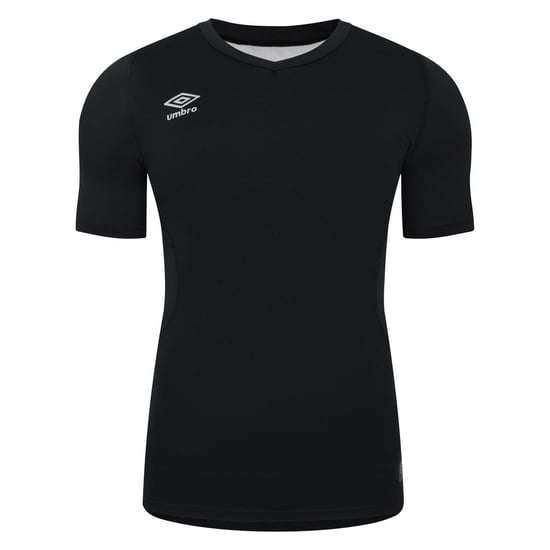 Umbro Unisex Elite V-hals Base Layer Top voor volwassenen (Zwart) - Image 1