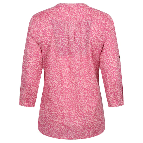 Mountain Warehouse Dames/Dames Petra Gebloemd 3/4 Mouw Shirt (Helder Roze) - Image 2