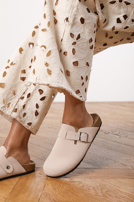 Wheres That From Womens 'Audrey' Clog Inspired Slider Sandal - Image 2