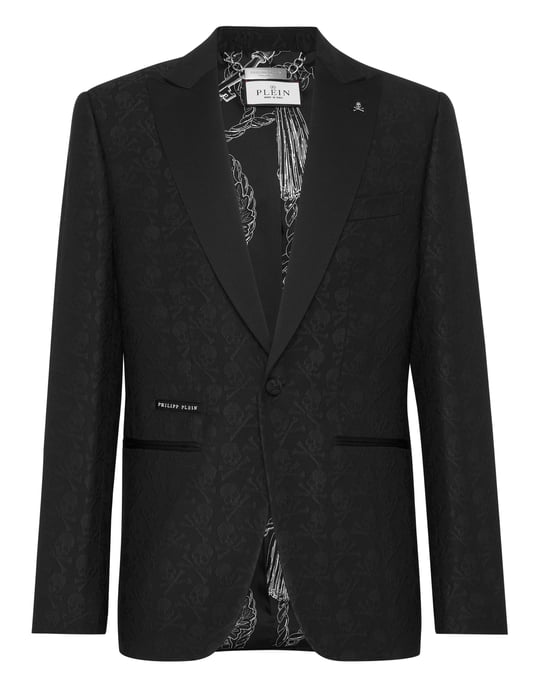 Jacquard Blazer Skull & Bones - Image 1