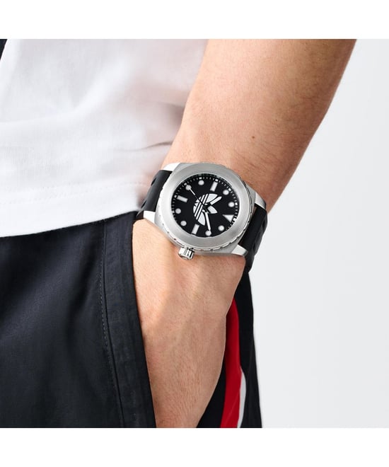 Adidas Originals Discoverer One Unisex's Black Watch AOSY25021 - Image 4