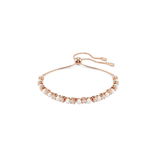 Swarovski 'Matrix Pearl' Dames Gouden Geplateerde Metalen Armband - Roze 5729506 - Image 1