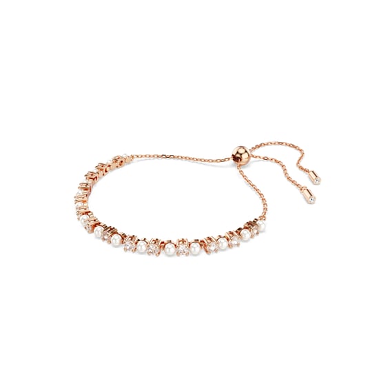 Swarovski 'Matrix Pearl' Dames Gouden Geplateerde Metalen Armband - Roze 5729506 - Image 3